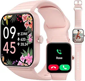 Bluetooth Call Smartwatch for Health Monitoring and Fitness Tracking