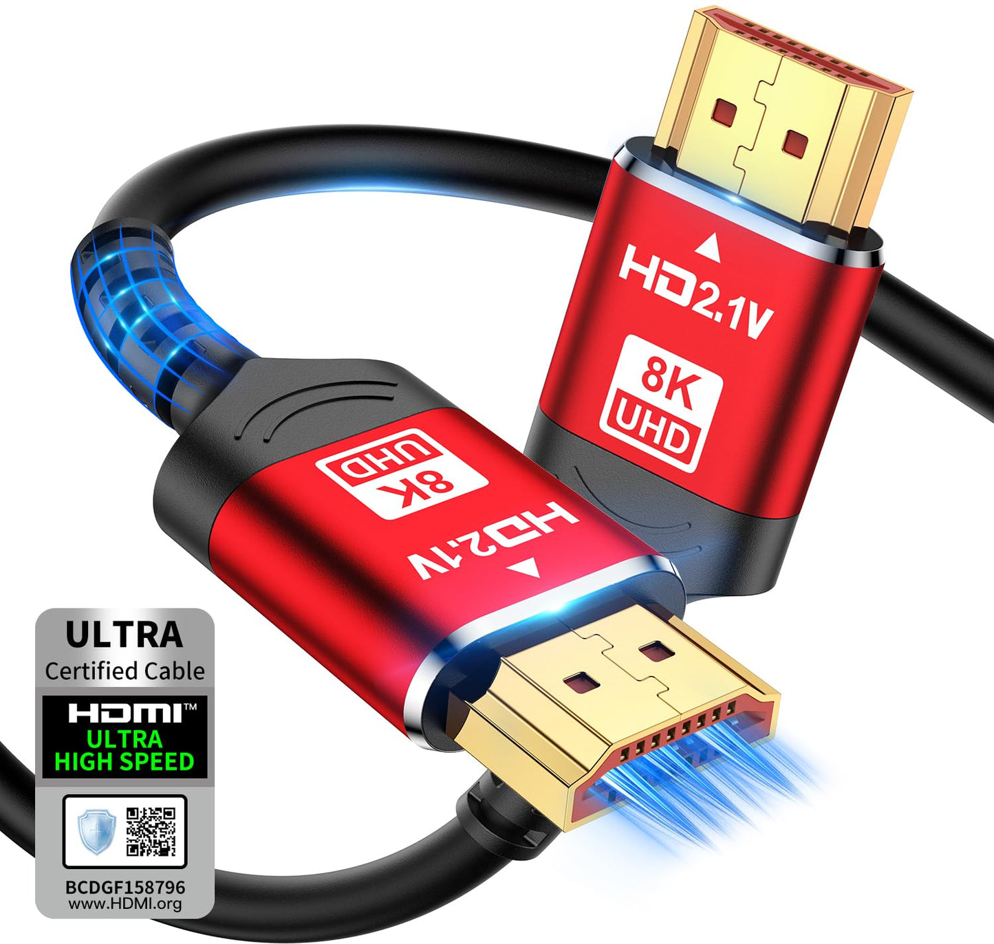 Ultra High Speed 8K HDMI Cable - 48Gbps for Ultimate Performance