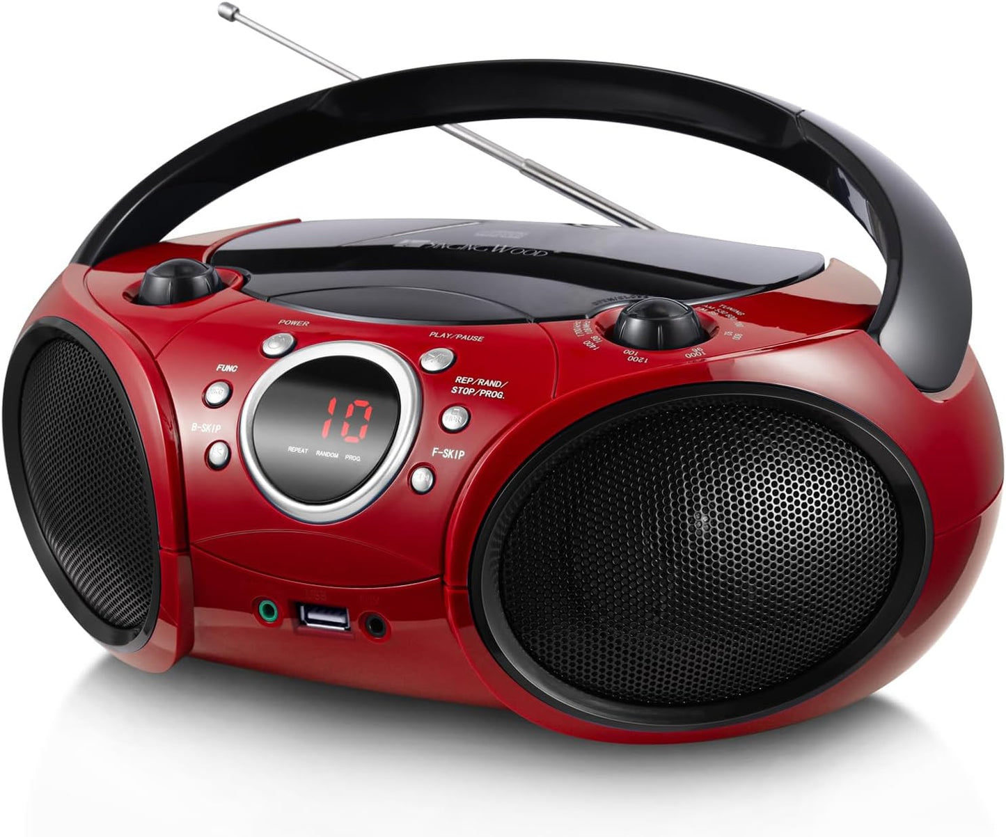 Singingwood 030BT CD Player Boombox with Bluetooth and USB