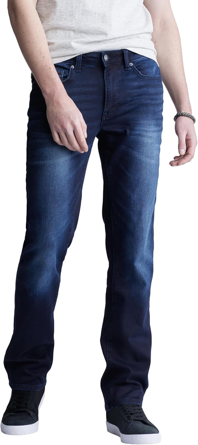 Buffalo David Bitton Men's Straight Six Jeans for Comfort