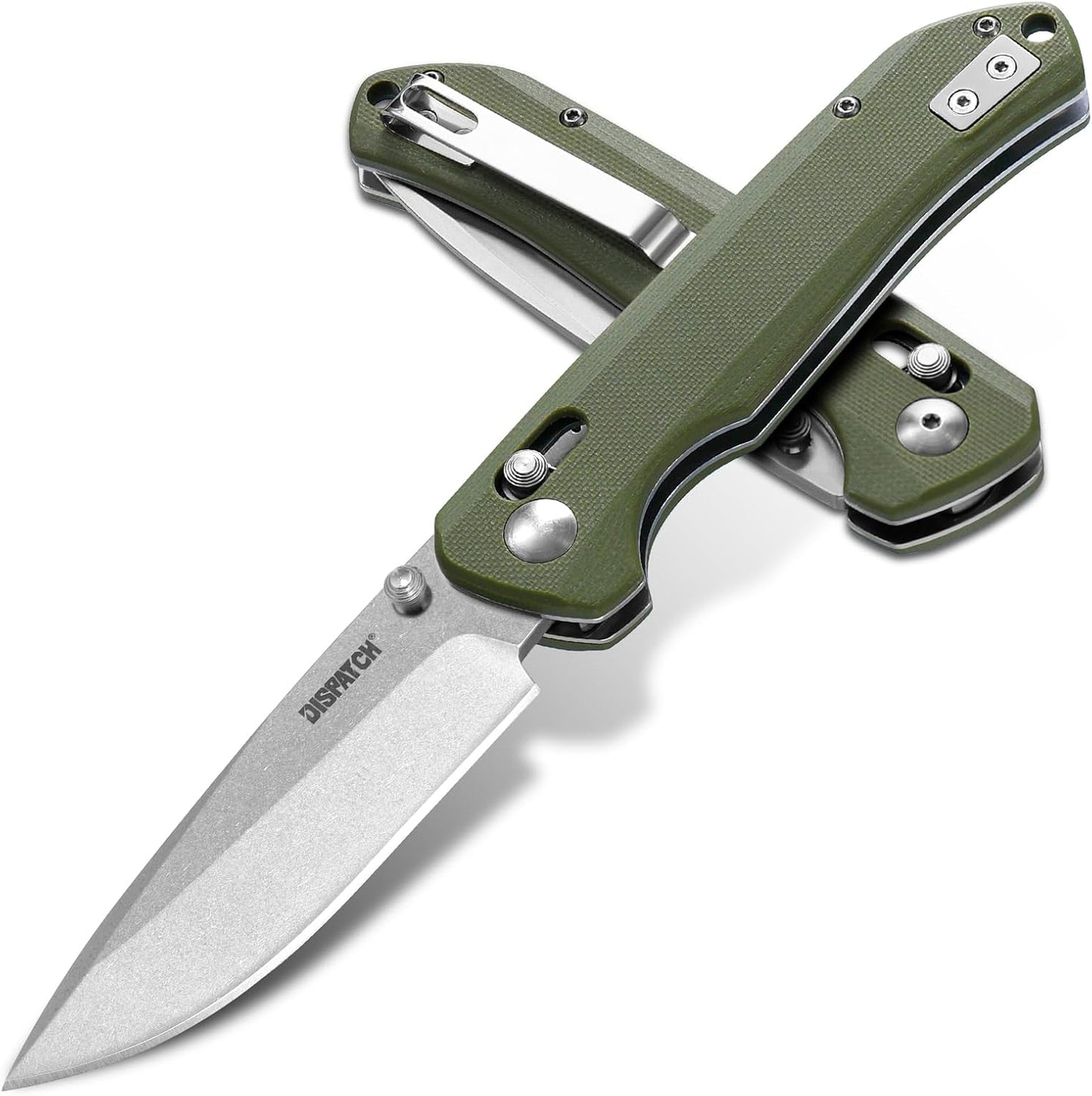 Axis Lock Folding Pocket Knife with D2 Steel Blade and G10 Handle