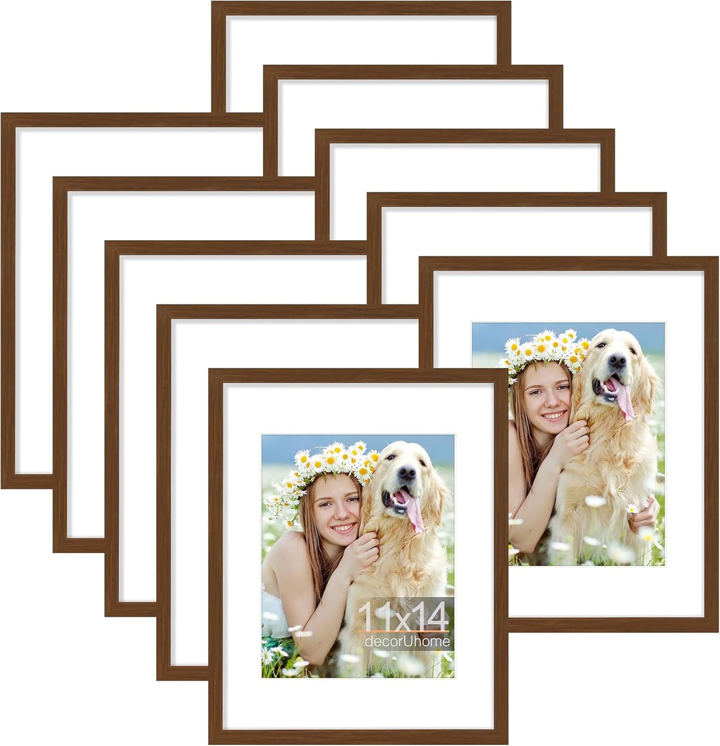 11x14 Picture Frame Set of 10 for Stunning Wall Decor