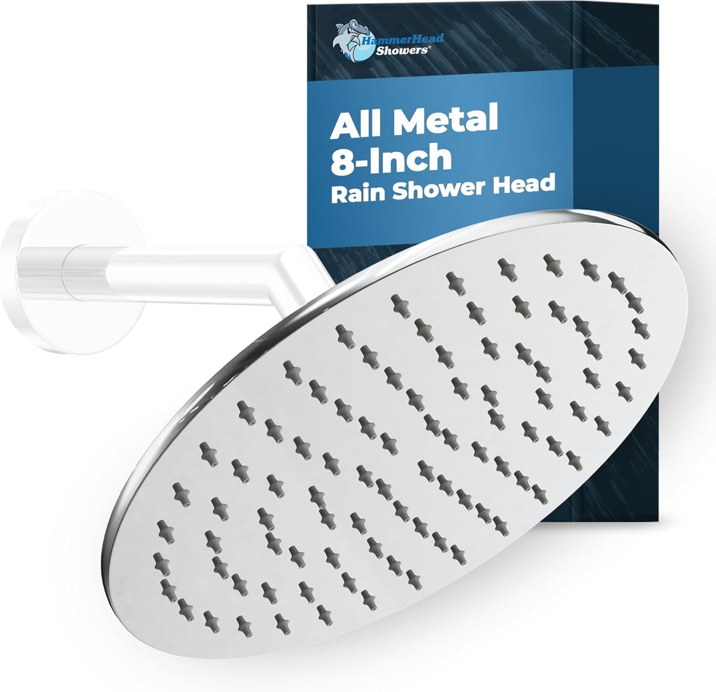 HammerHead Showers Solid Metal 8 Inch Rainfall Shower Head Review