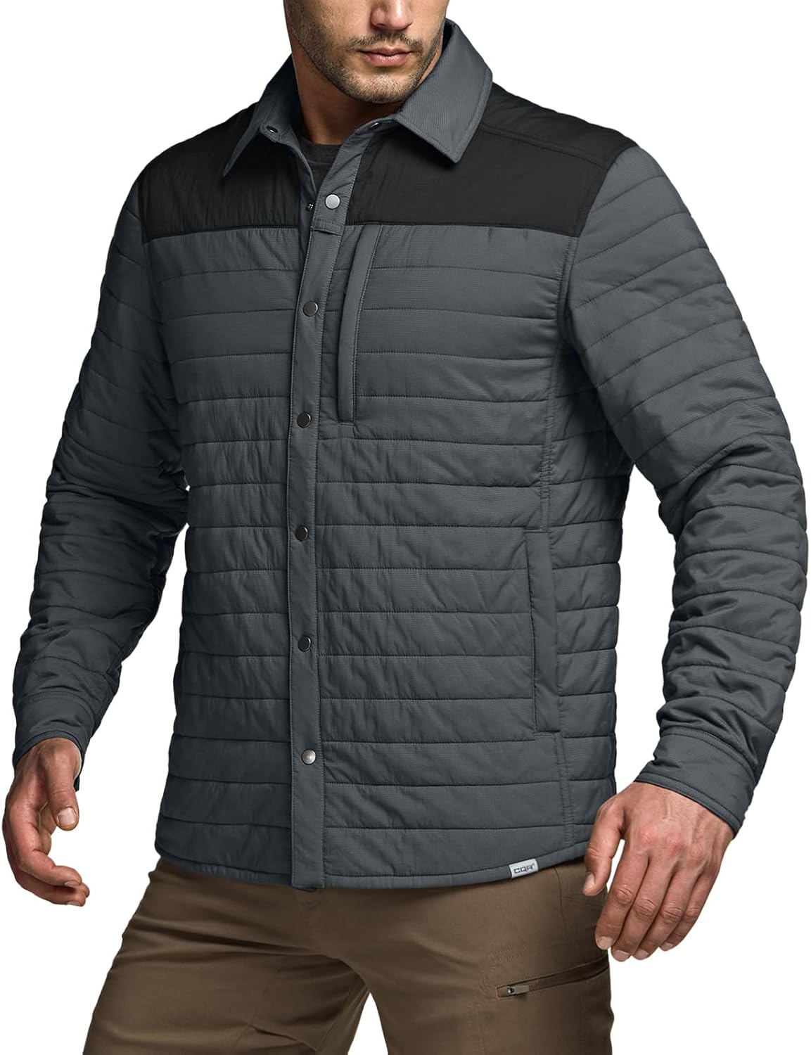 CQR Men's Lightweight Warm Insulated Jacket for Outdoor Activities