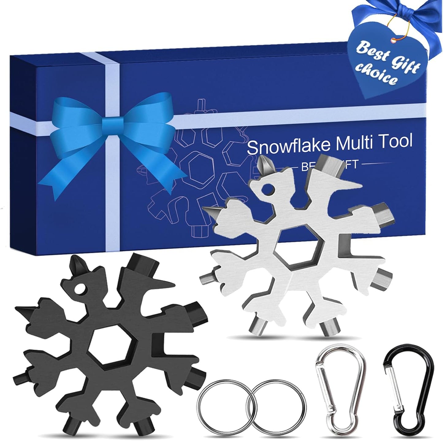 18-in-1 Snowflake Multitool: Ultimate Gadget Gift!