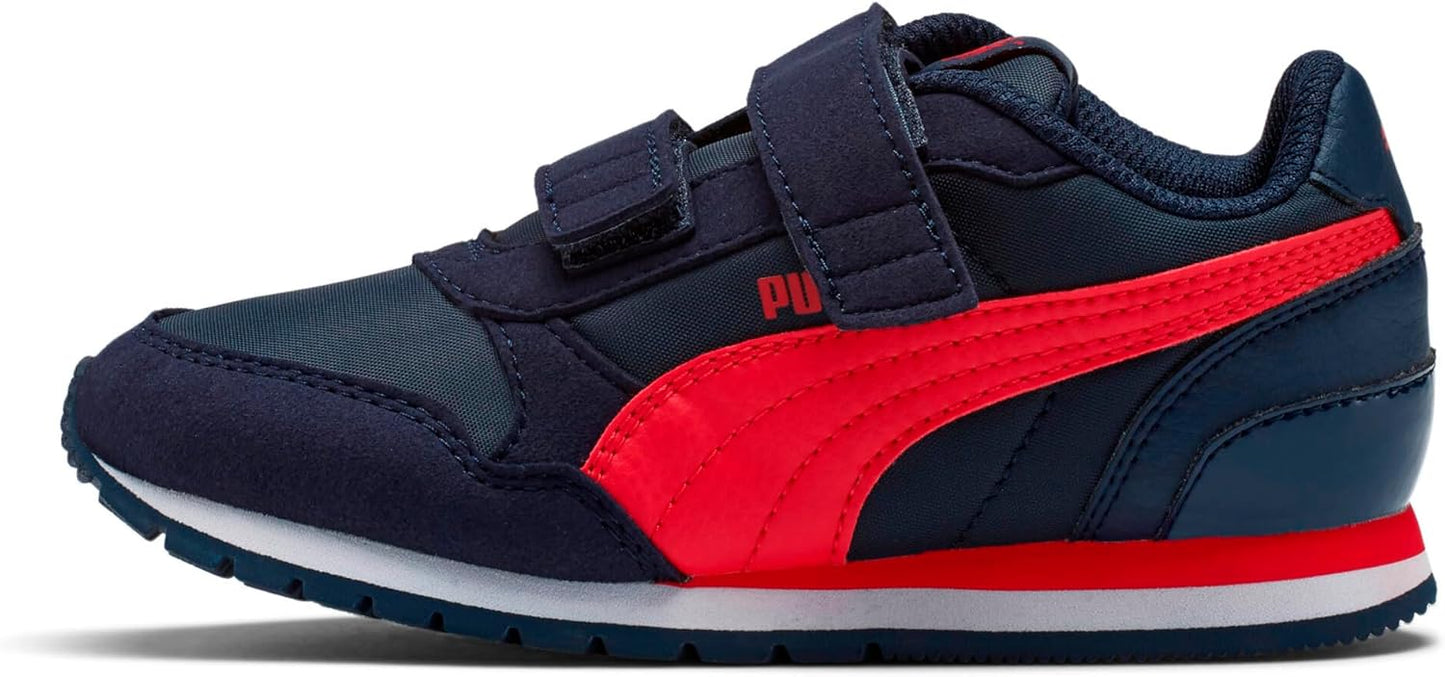 PUMA Unisex-Child St Runner Hook and Loop Sneakers for Kids