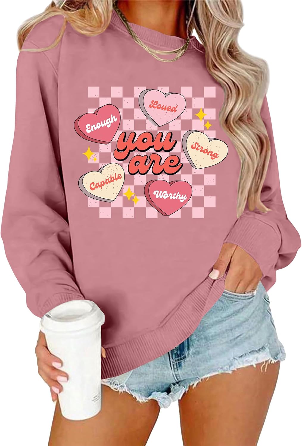 Love Heart Valentine Teacher Sweatshirt