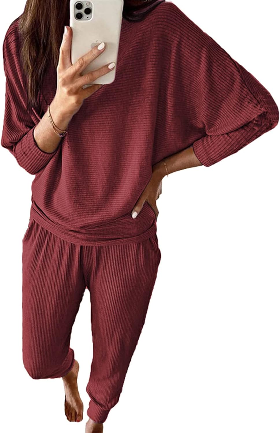 PRETTYGARDEN Women's Fall 2 Piece Lounge Set for Cozy Comfort