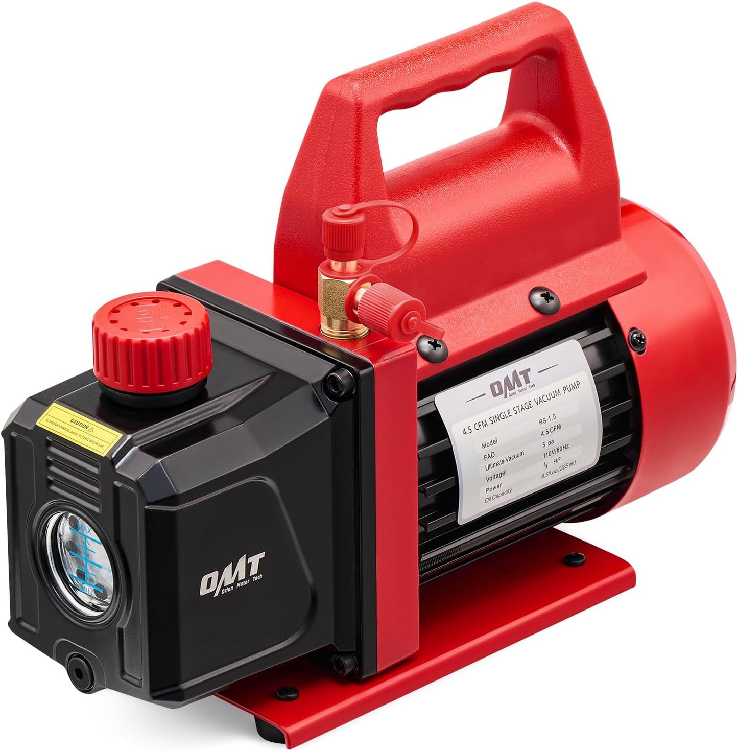 Orion Motor Tech Vacuum Pump for Efficient HVAC Servicing