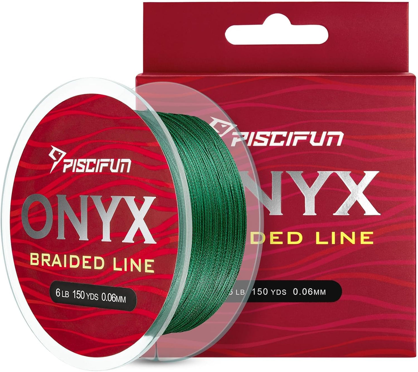 Piscifun Onyx Braided Fishing Line - Zero Stretch Strength