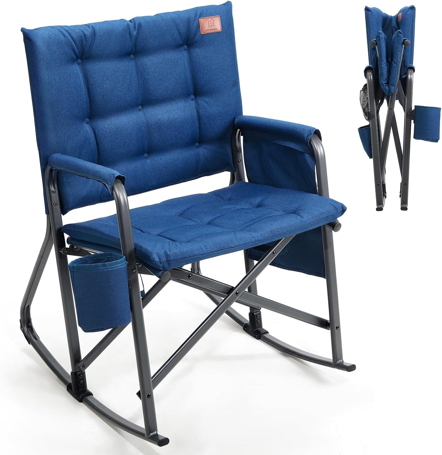 Lightweight Folding Rocking Camping Chair for Outdoor Relaxation