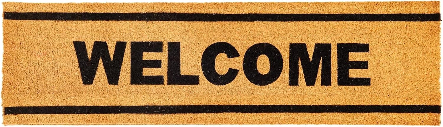 Juvale Outdoor Rug Natural Coco Coir Welcome Mat for Entryways