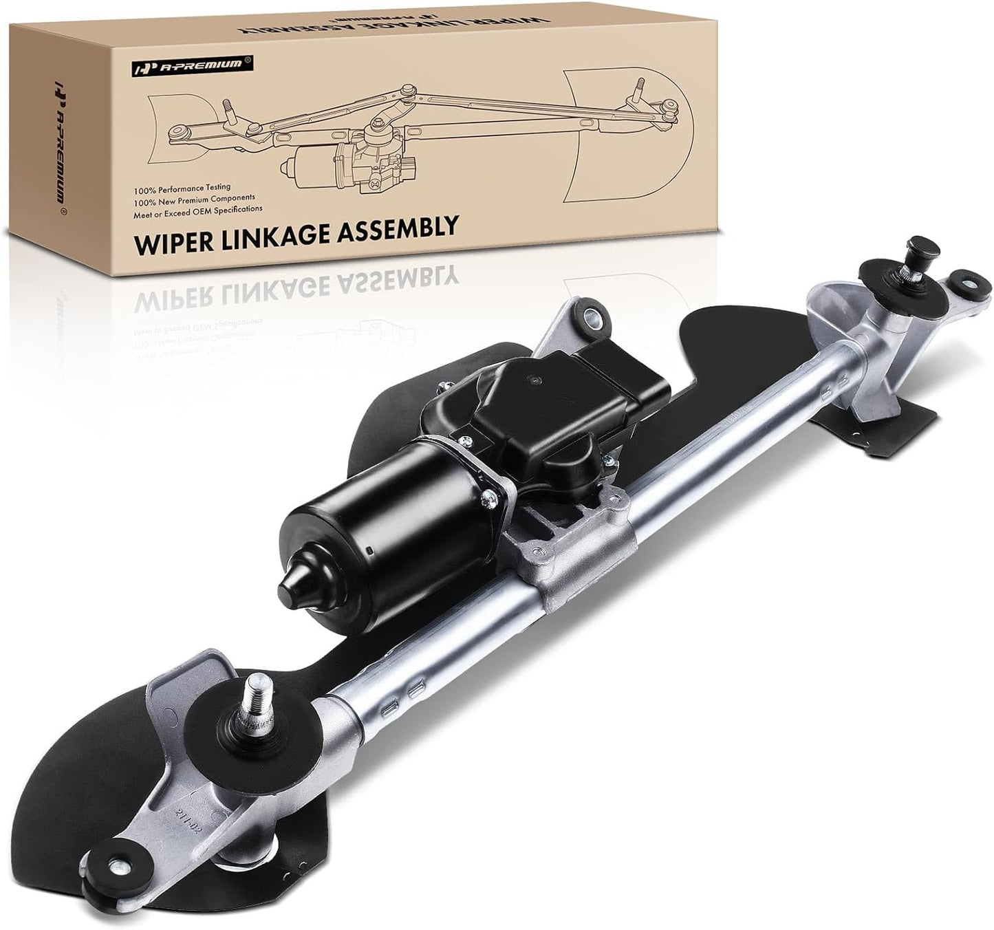 A-Premium Front Windshield Wiper Motor for Chevrolet & GMC