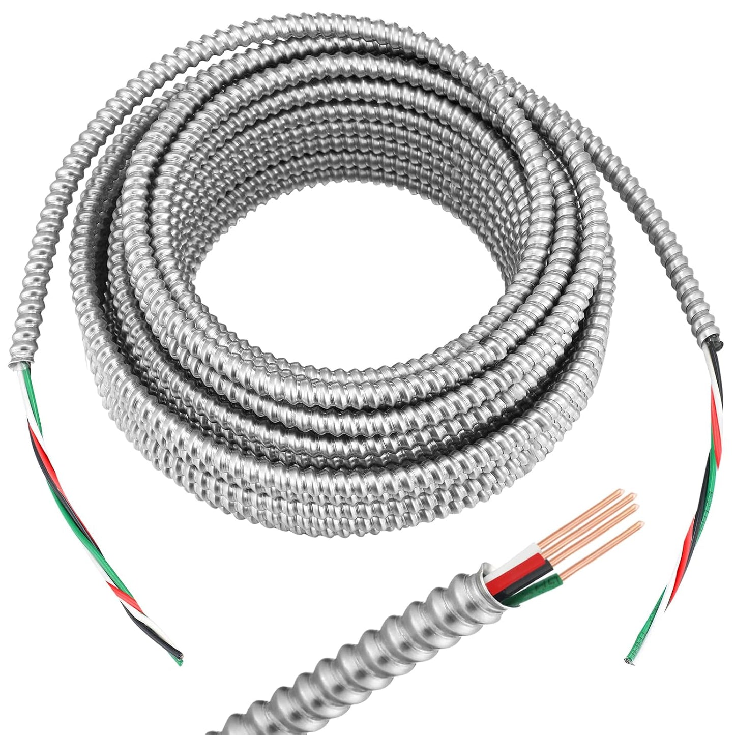 Kingdder Metal Clad Cable 14/3 for Indoor and Outdoor Use