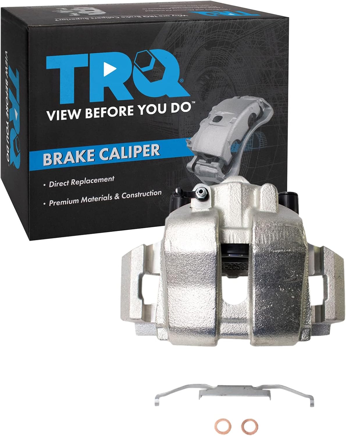 TRQ Front Right Brake Caliper w/Bracket for Ford Escape 2005-2010