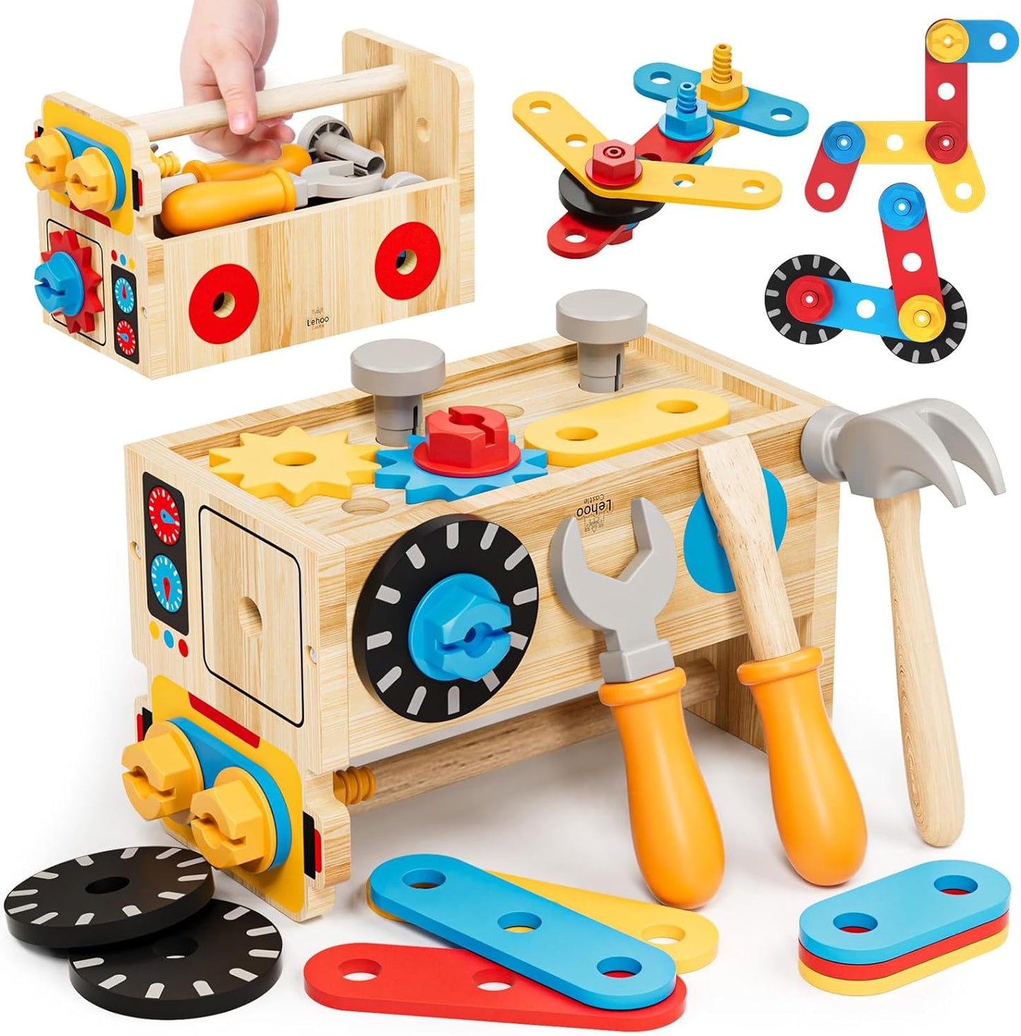 Montessori Toddler Tool Set - STEM Educational Toy for Ages 2-4