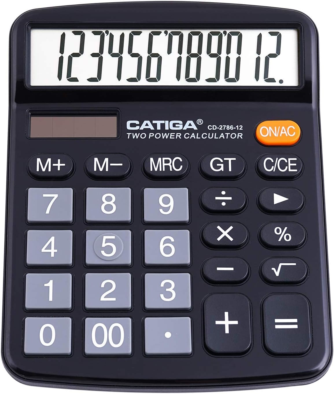 CATIGA 12-Digit Calculator: Large Display, Sensitive Buttons