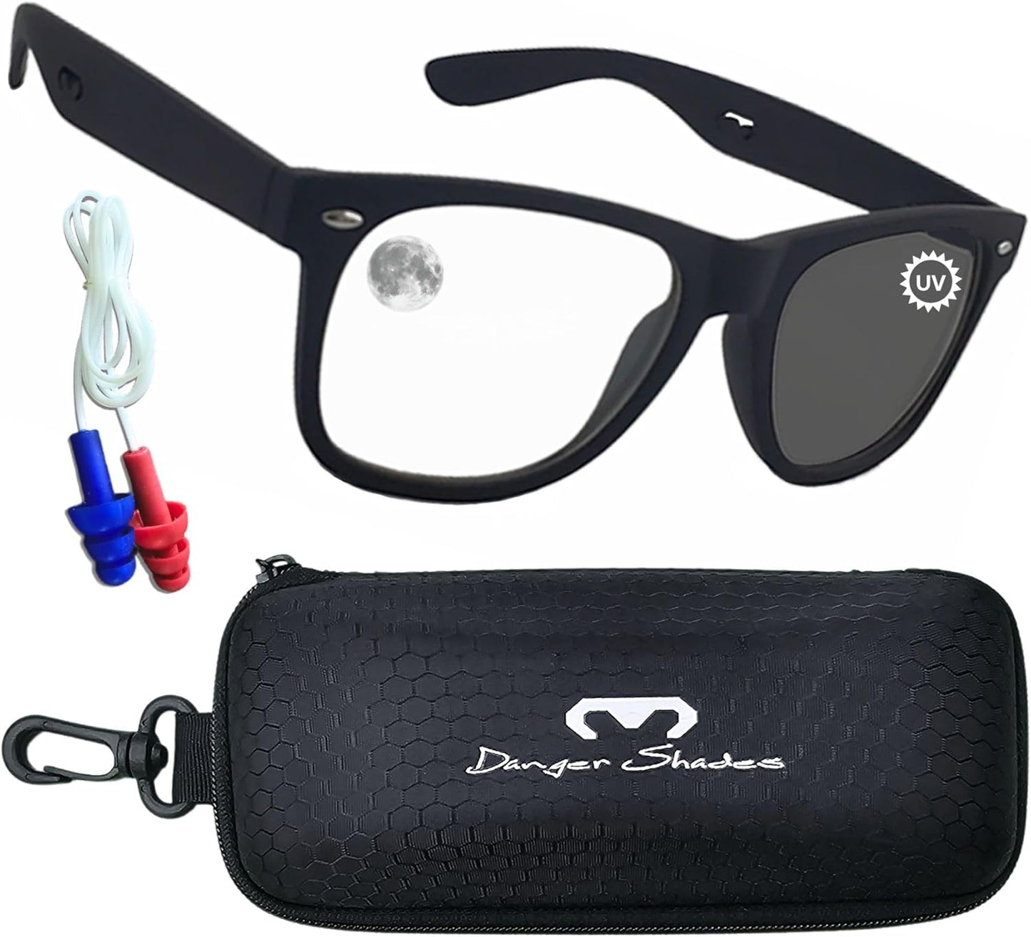 EJ The Main Street Clear-to-Grey Auto-Tint Motorcycle Glasses