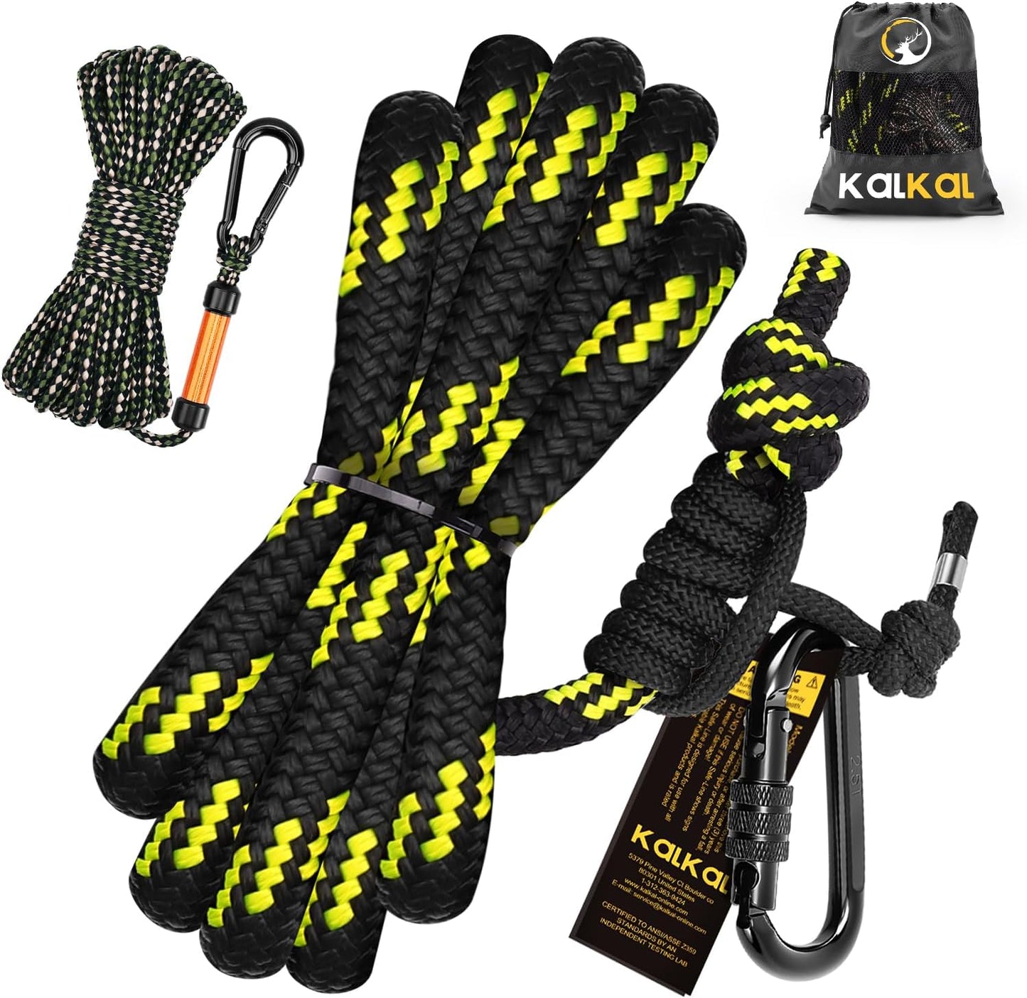 Kalkal Tree Stand Safety Rope for Secure Hunting Adventures
