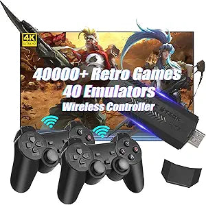 Wireless Retro Game Console with 40000+ Games for Everyone