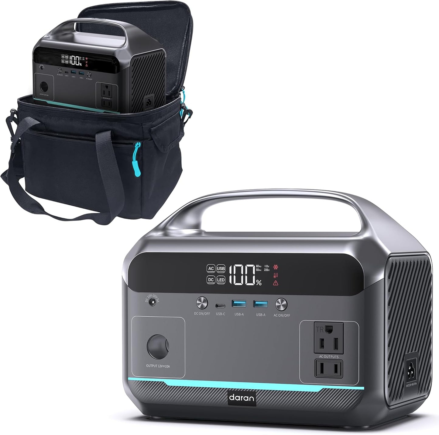 Portable Power Station 288Wh for Camping and Emergency Use