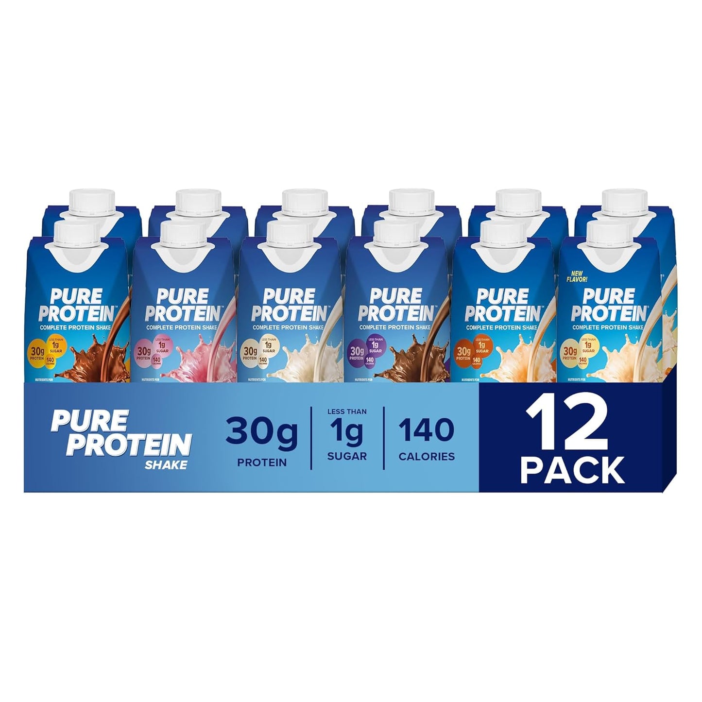 Pure Protein Shake with 30g Complete Protein, Keto-Friendly
