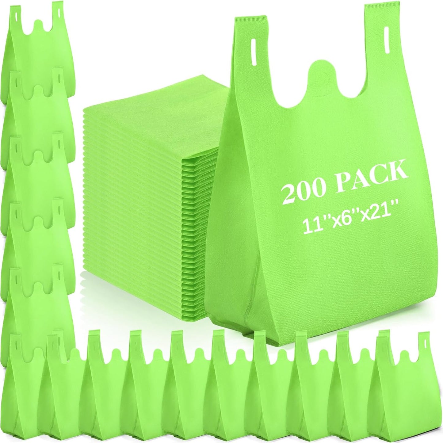 Large Reusable Grocery T-shirt Bags for All Your Shopping Needs