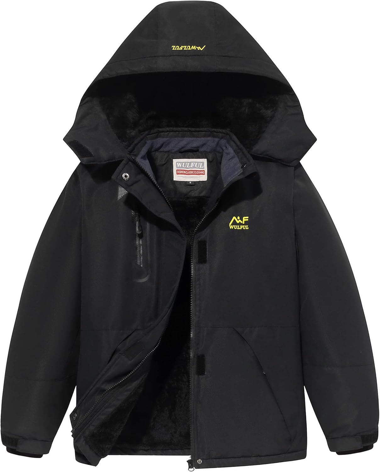 Warm Fleece Hooded Snow Coat for Girls by WULFUL