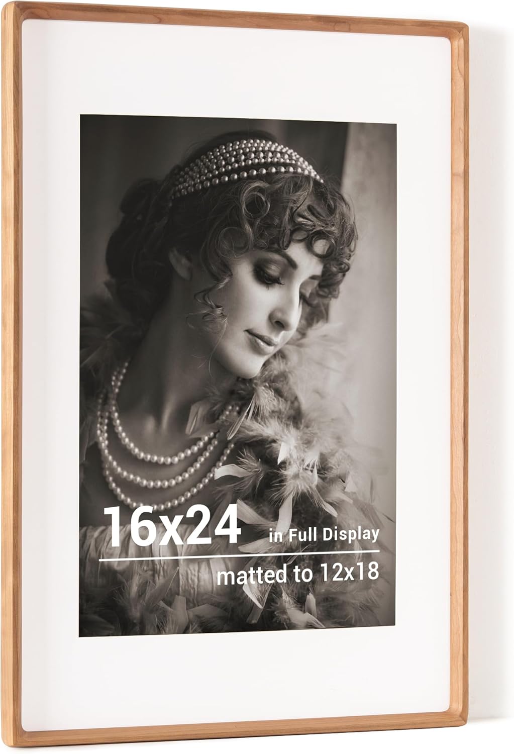 16x24 Poster Frame with USA-Sourced Cherry Wood Craftsmanship