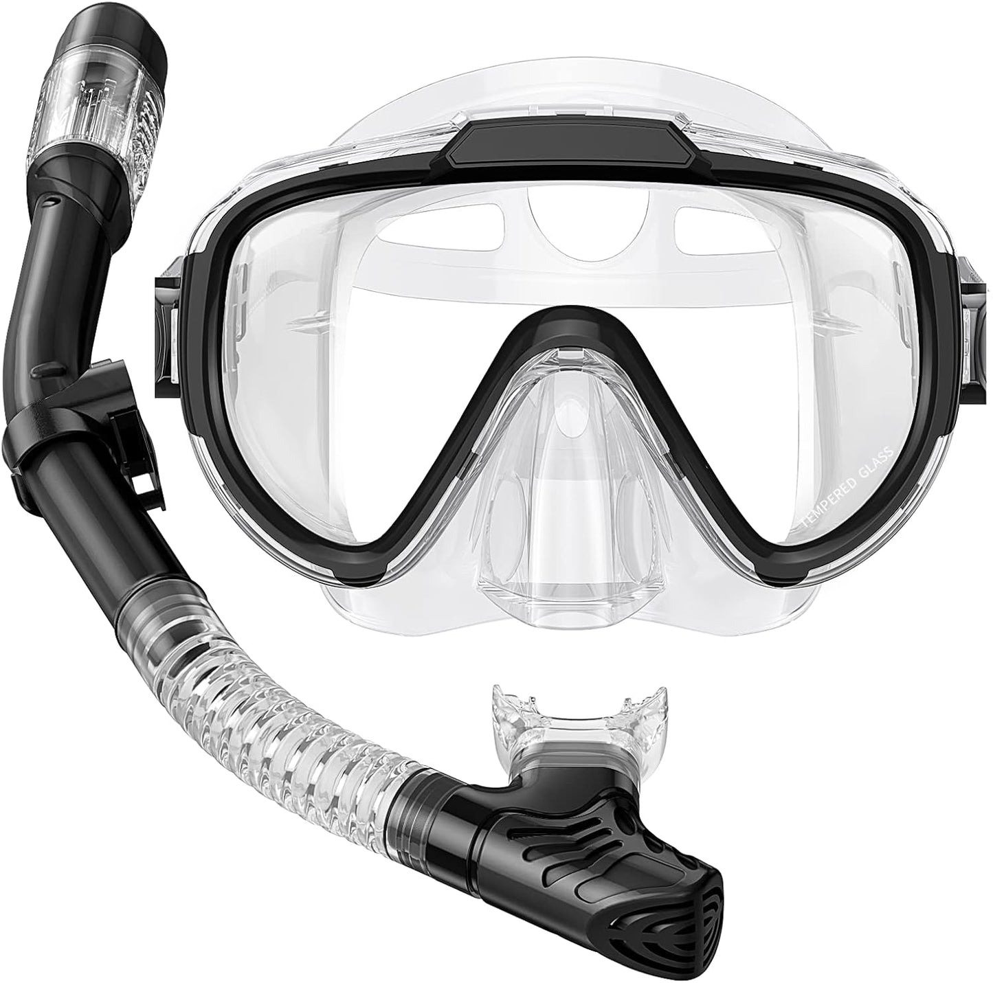 Panoramic View Snorkel Set - Anti-Fog & Dry Top for Ultimate Enjoyment