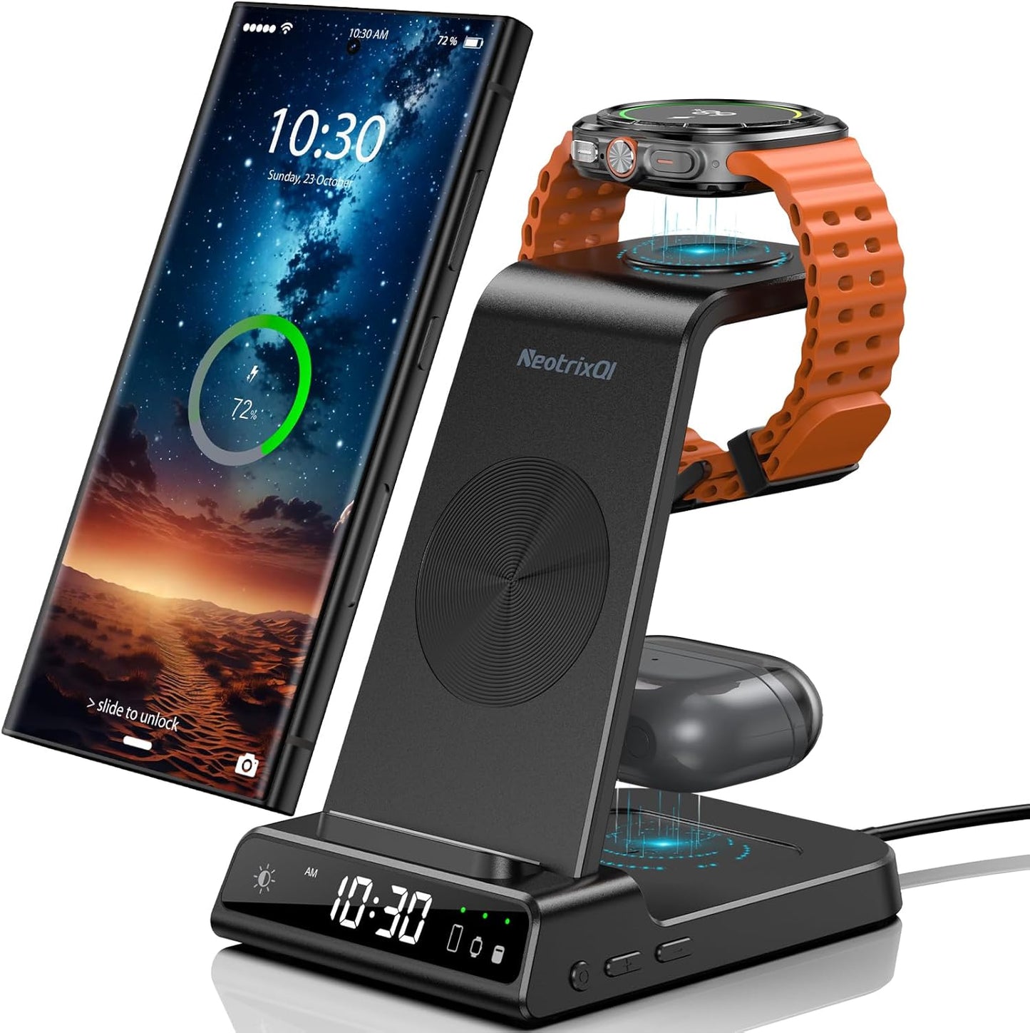 3-in-1 Samsung Wireless Charger - NeotrixQI