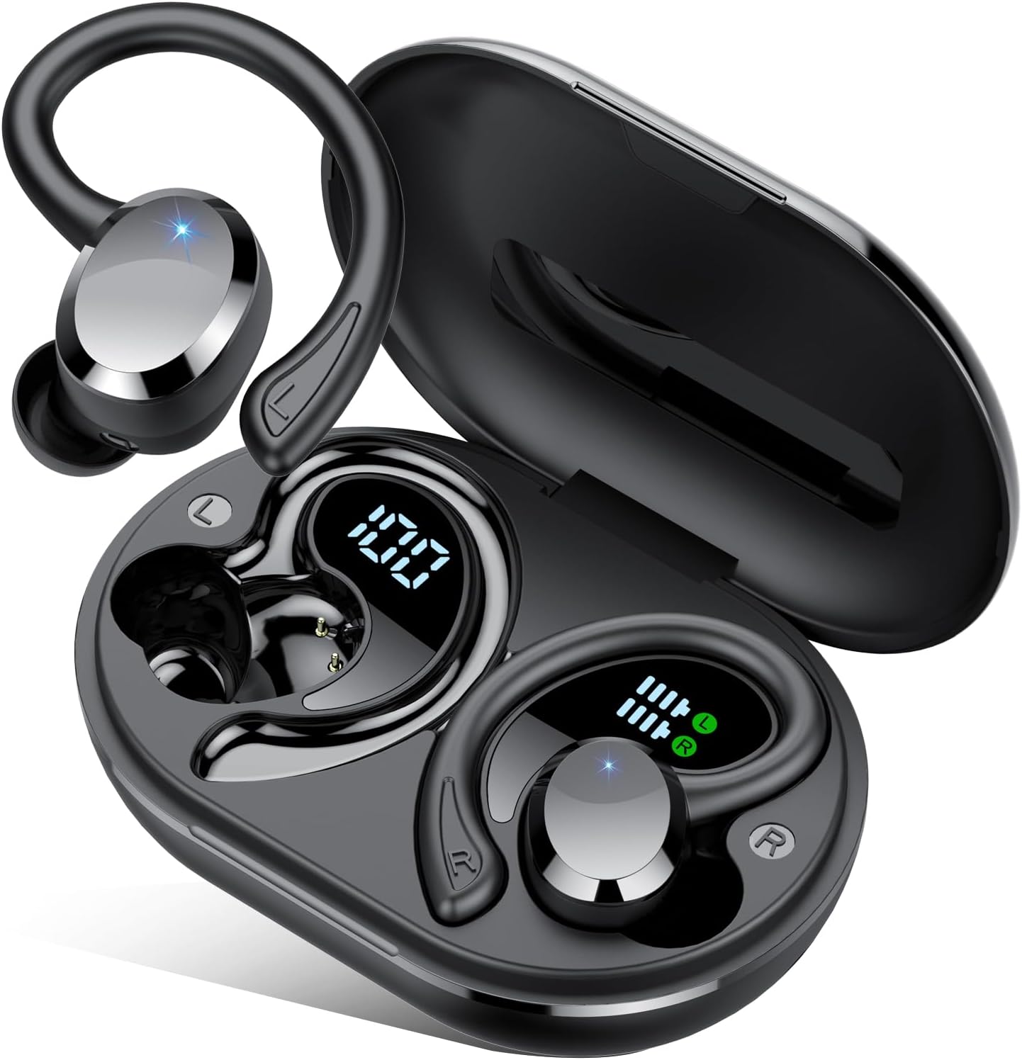 Wireless Earbuds with 68Hrs Playtime and Noise Cancelling Mic