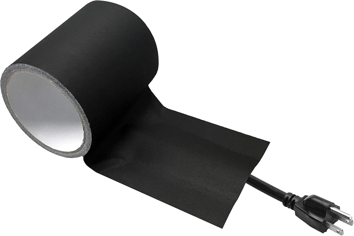 Electriduct Tunnel Tape for Cable Management - 6in x 100ft Black