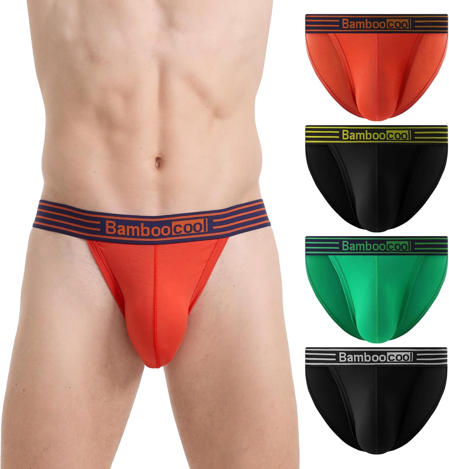 Bamboo Cool Men's Bikini Underwear with Contour Pouch Design