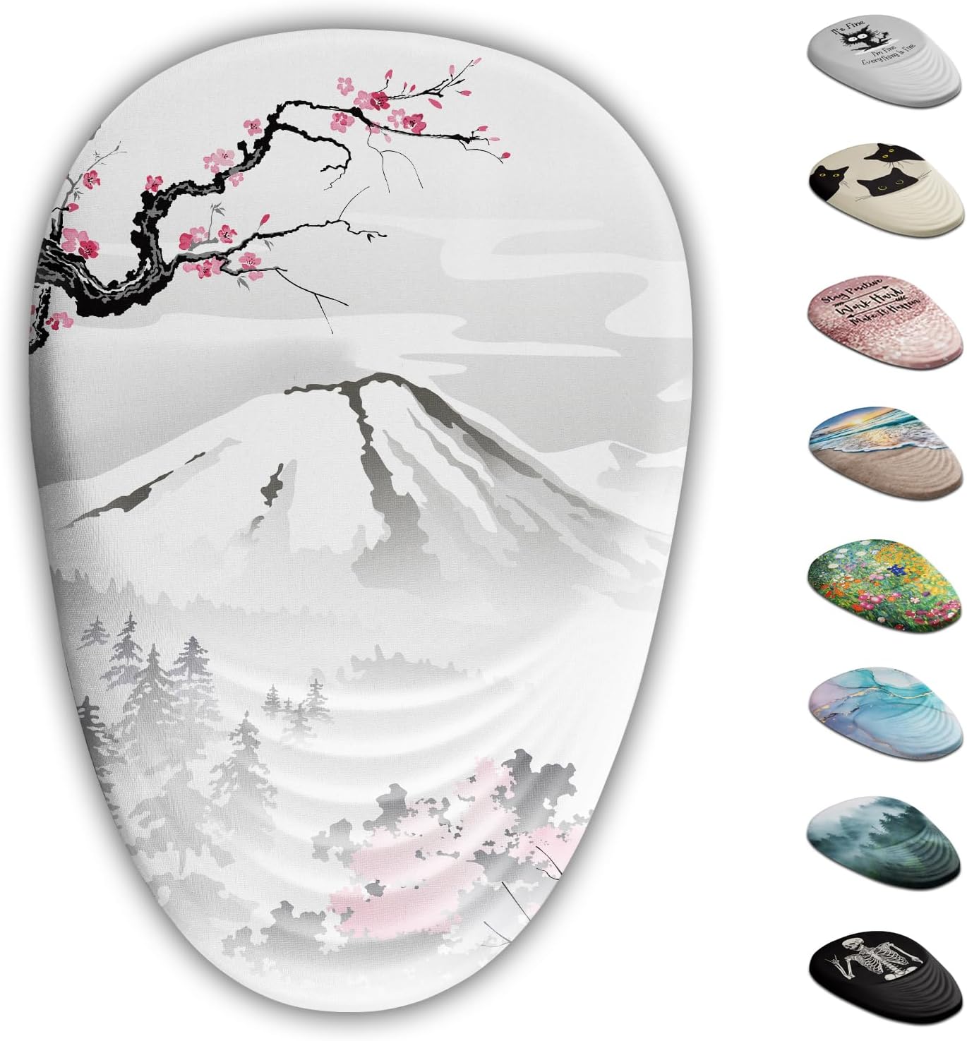 Japanese Sakura Wrist Rest Mouse Pad - Pain Relief & Comfort