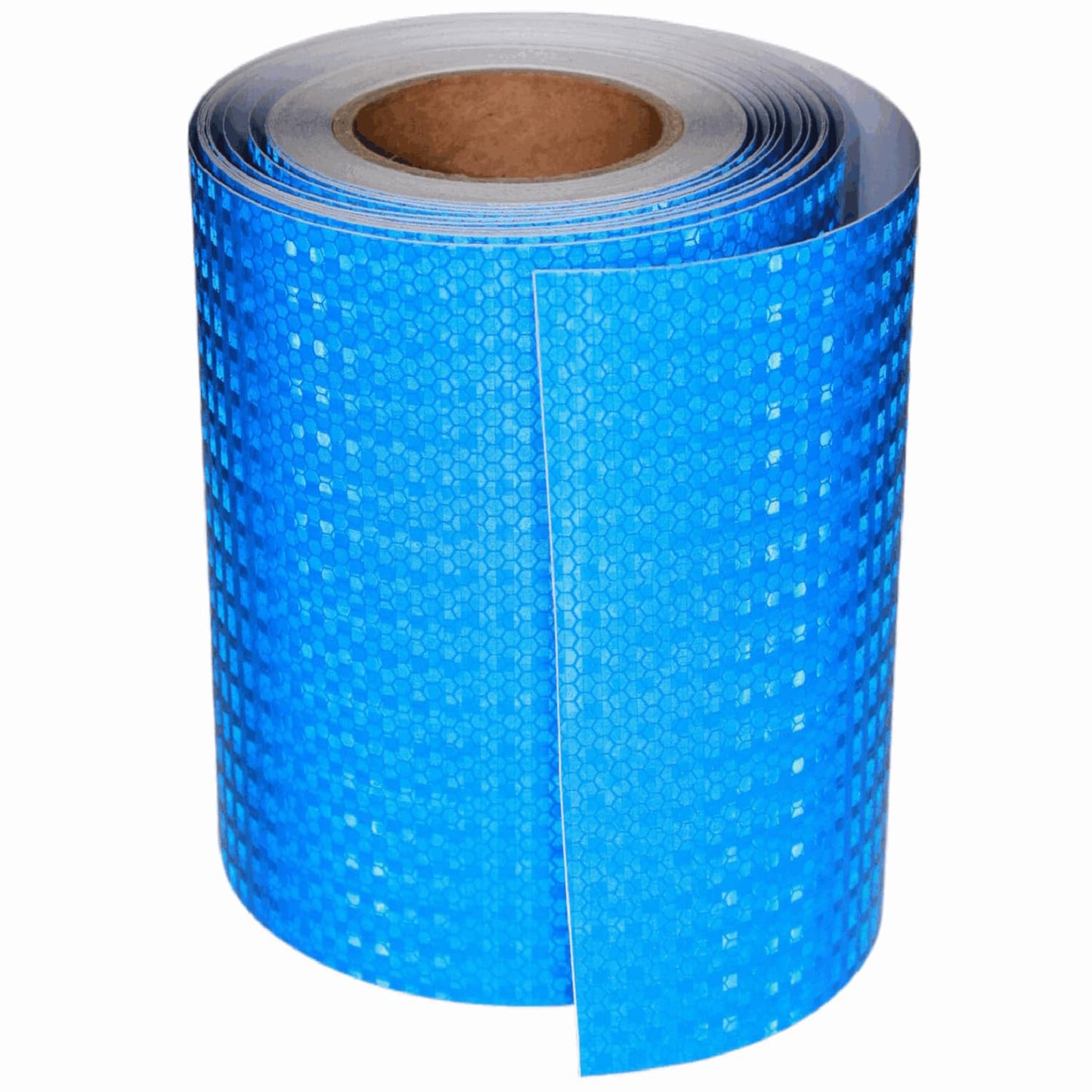 Blue Reflective Tape for Safety and Decoration - 8in x 68FT