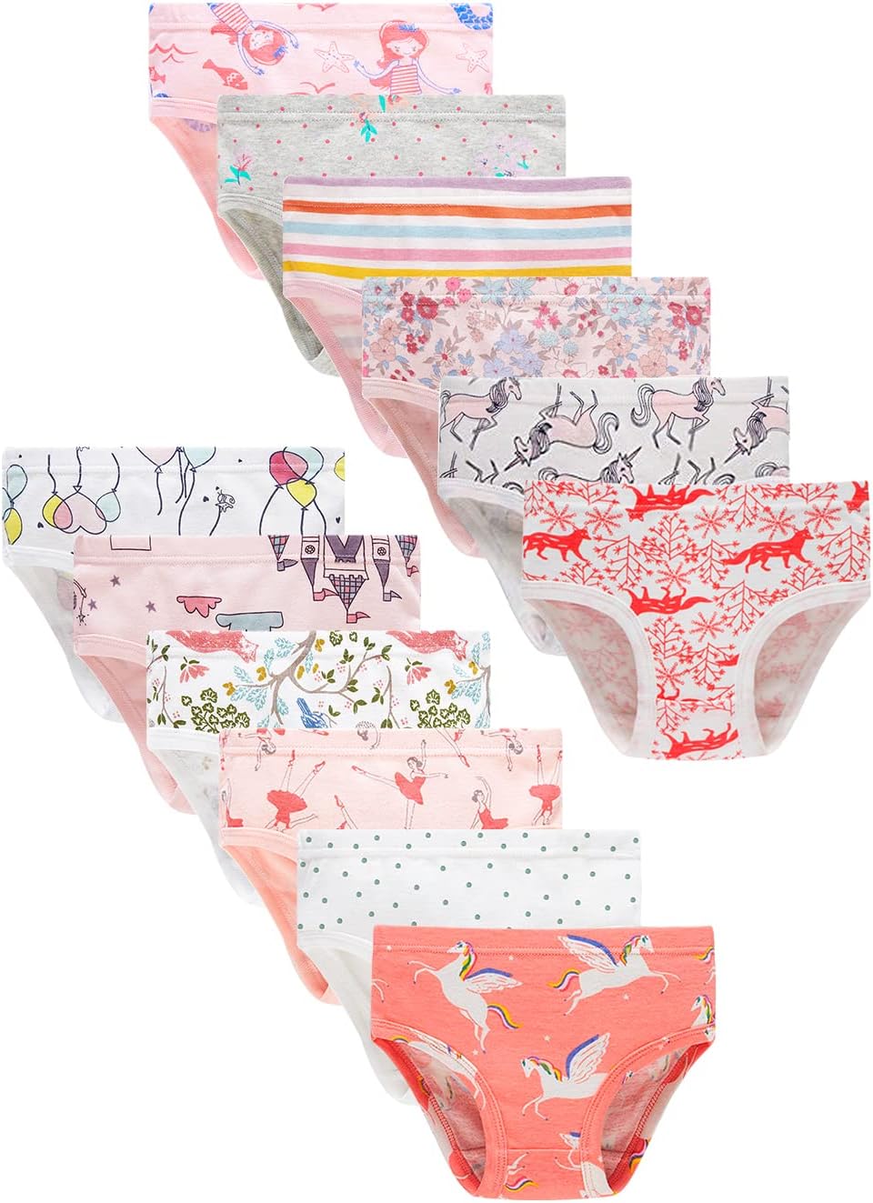 Cadidi Dinos Baby Soft Cotton Underwear for Little Girls