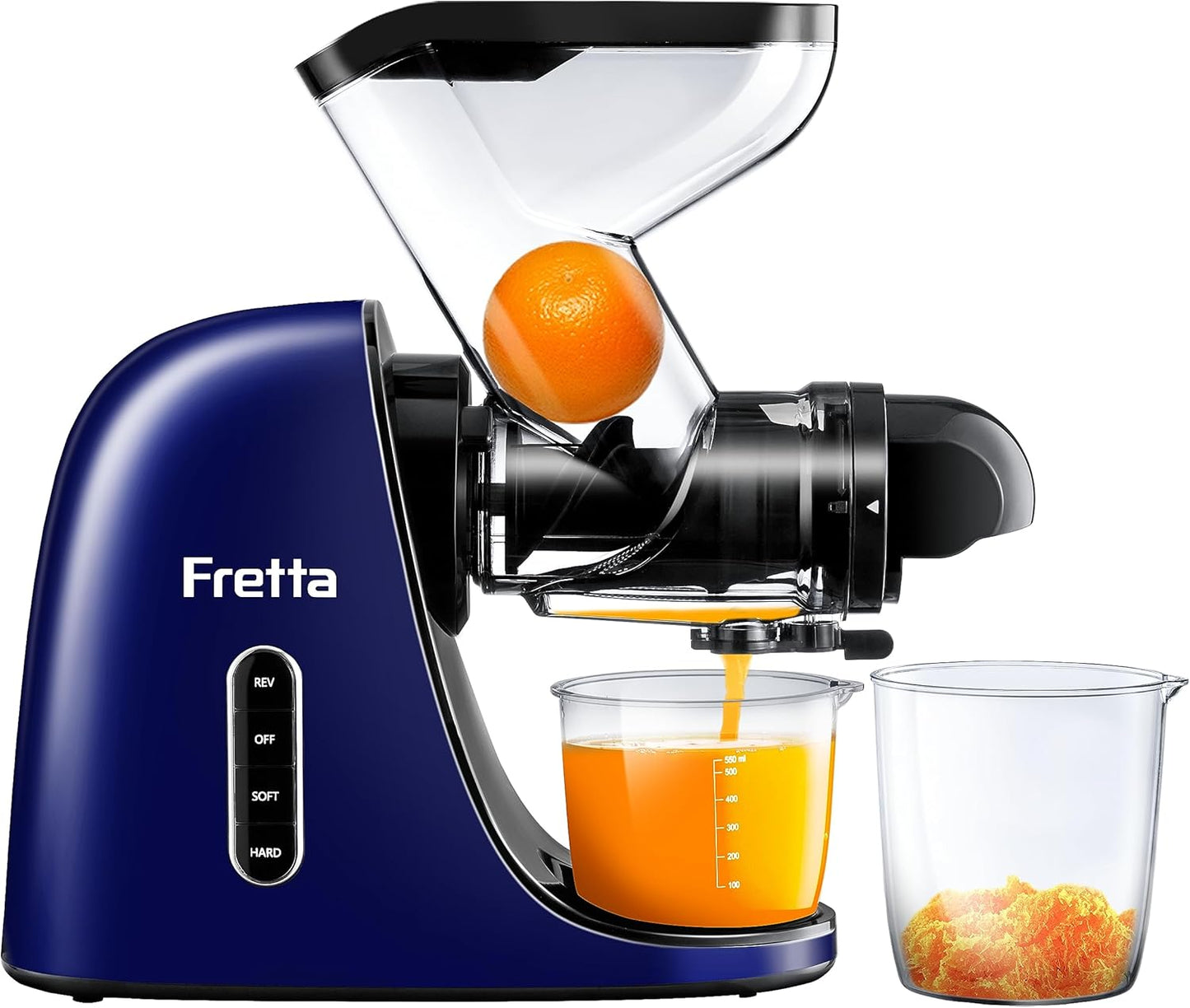 Fretta Slow Juicer Machines: Masticating Juice Extractor