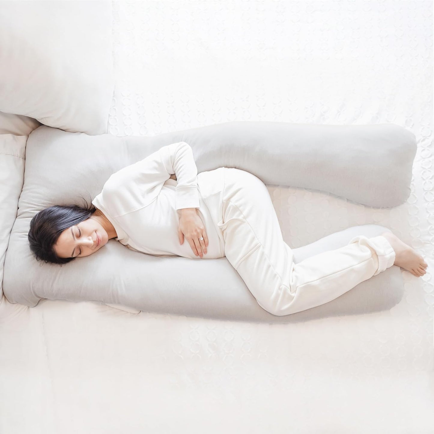 Regalo Premium Ultra Soft Pregnancy Postpartum Pillow for Comfort