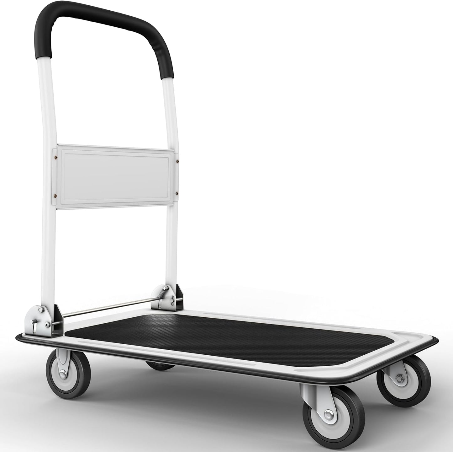 Upgraded Foldable Push Cart Dolly for Heavy Duty Moving Tasks
