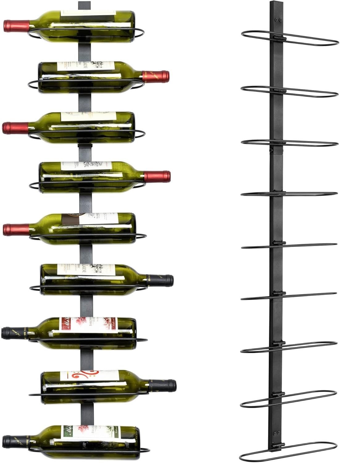 Wall Mount Wine Rack Organizer for Stylish Wine Storage Display