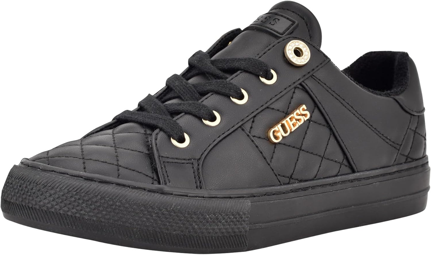 Guess Womens Loven Sneakers: Chic Quilted Design for Comfort
