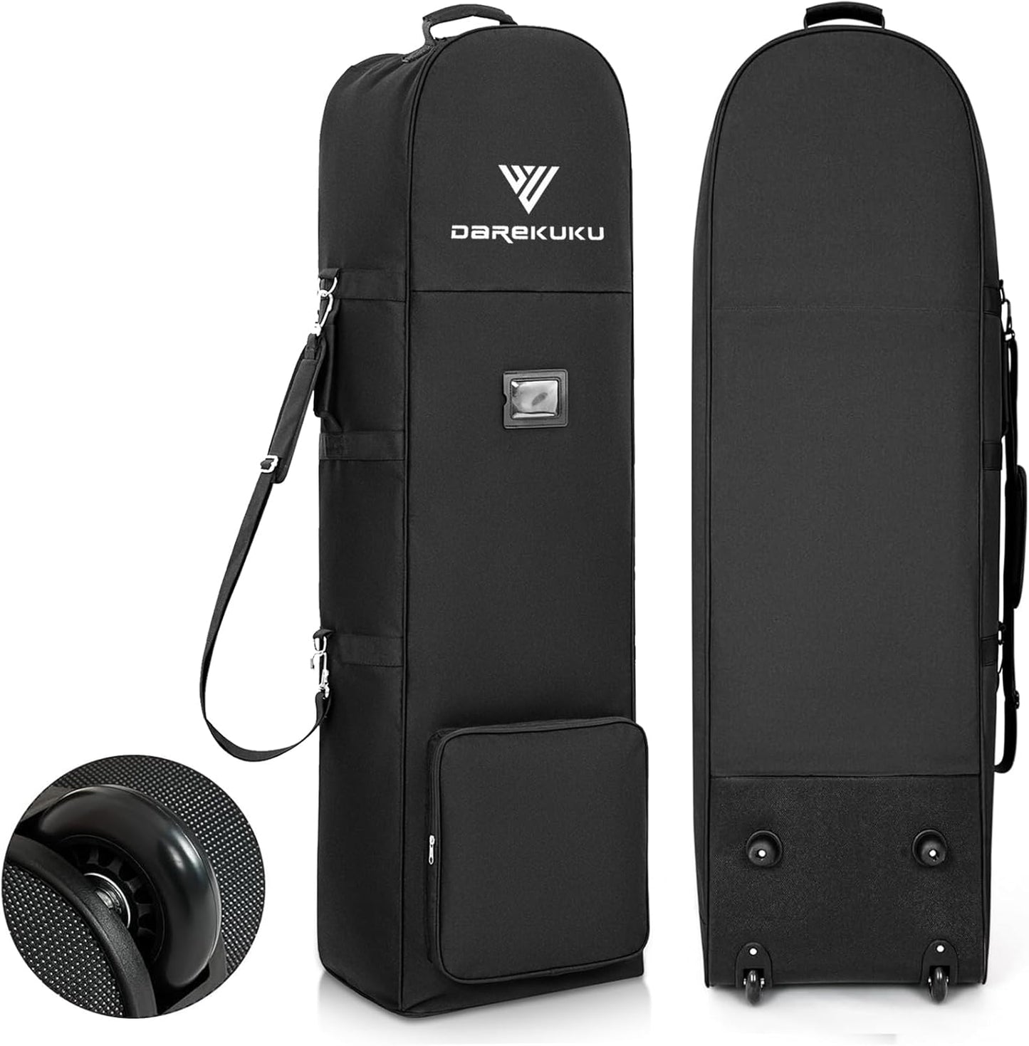 Durable Foldable Golf Travel Bag: Adjustable Support & Detachable Straps