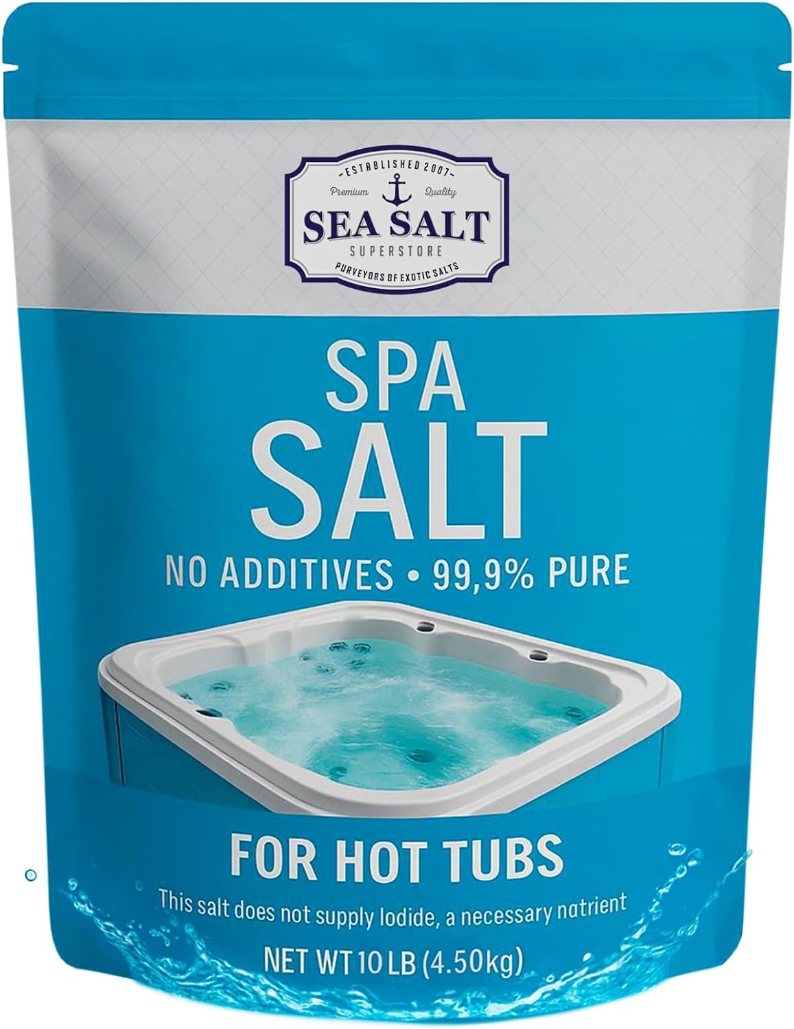 Hot Tub Spa Salt for Water Systems & Chlorine Generators