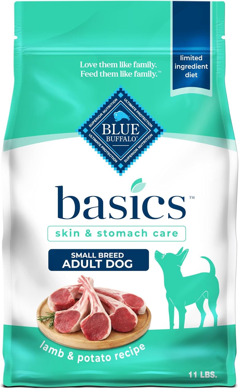 Blue Buffalo Basics Grain-Free Dry Dog Food for Small Breeds