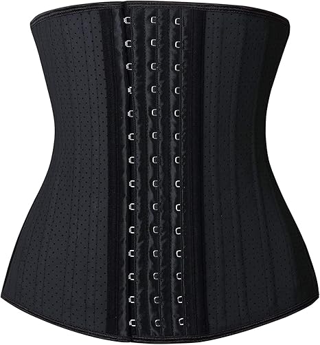 YIANNA Waist Trainer for Women - Latex Underbust Corset Girdle