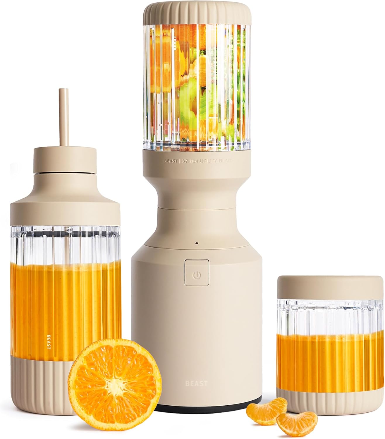 BEAST Mini Blender | Blend Smoothies & More | Extra Vessels Included