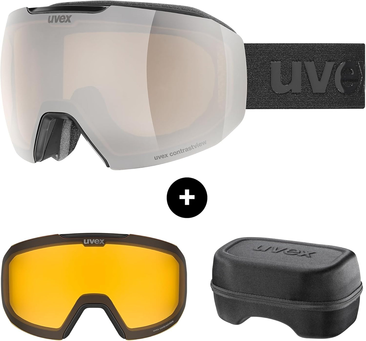 Uvex Epic ATTRACT Frameless Ski Goggles: 100% UV400 Protection