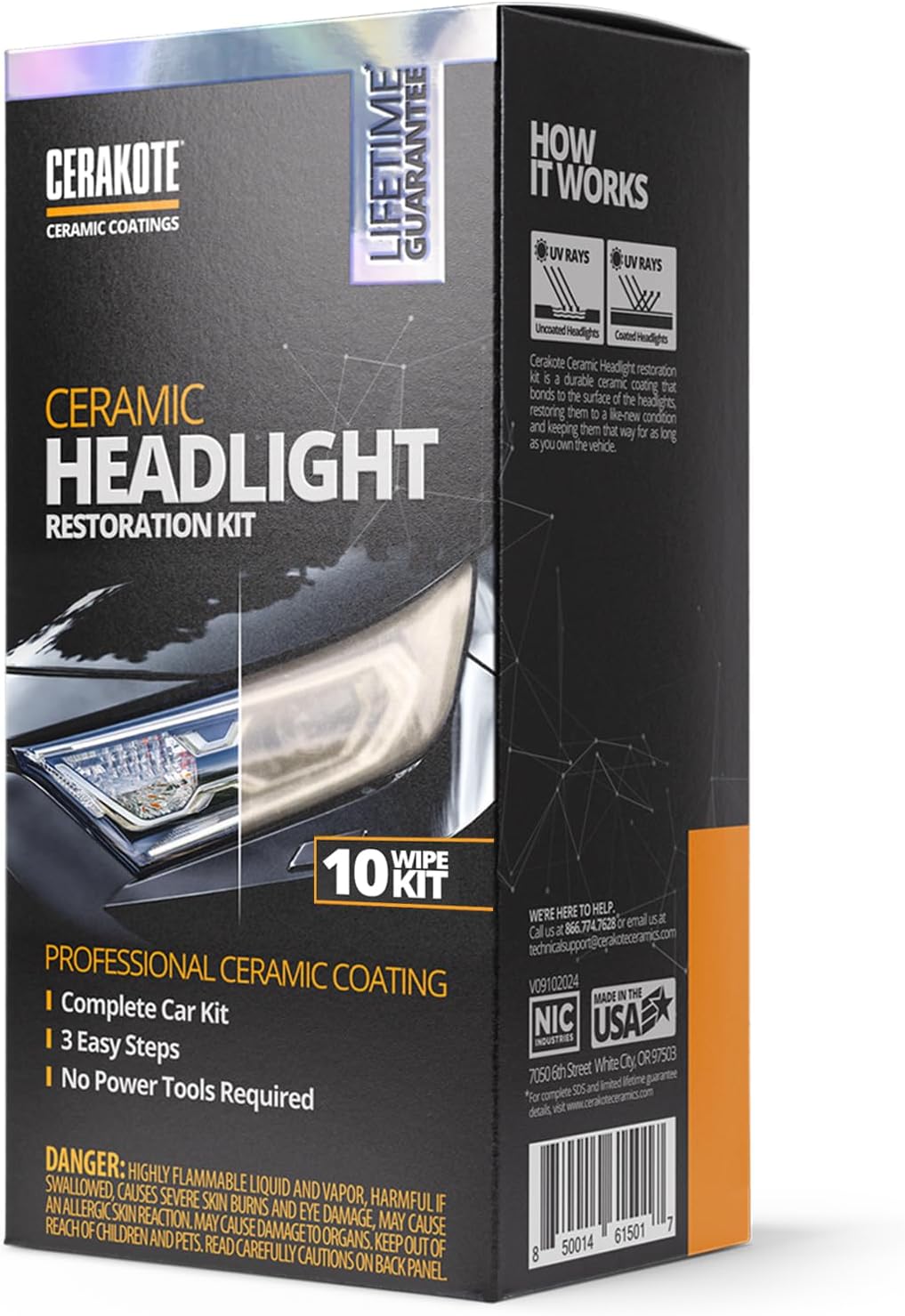 CERAKOTE Headlight Restoration Kit - Like New Headlights Guaranteed