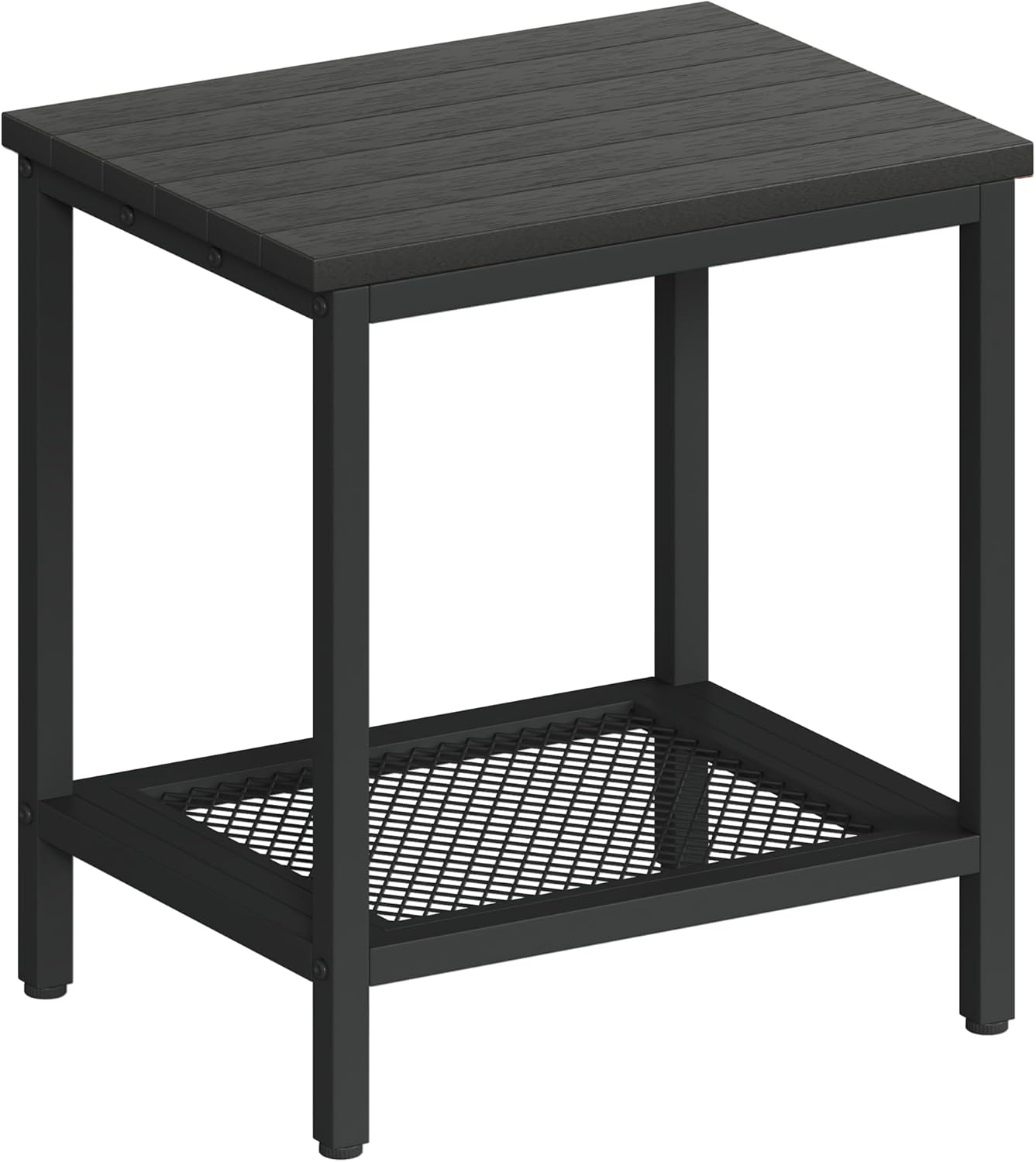 Outdoor Side Table with Storage for Pool, Deck, and Garden